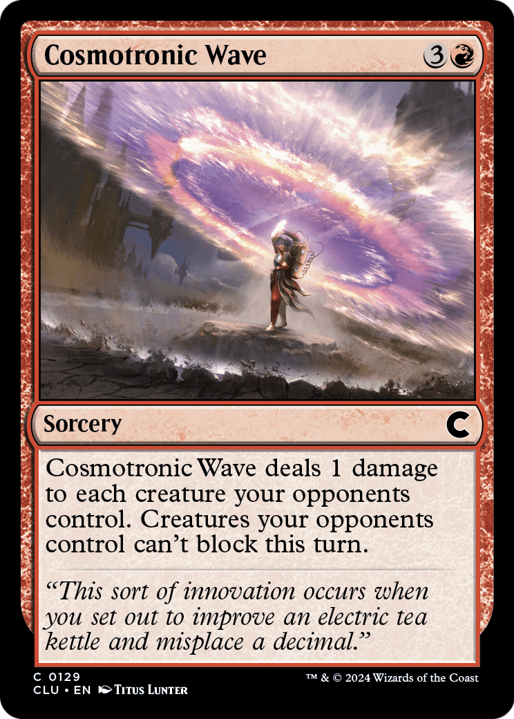 Cosmotronic Wave [Ravnica: Clue Edition]