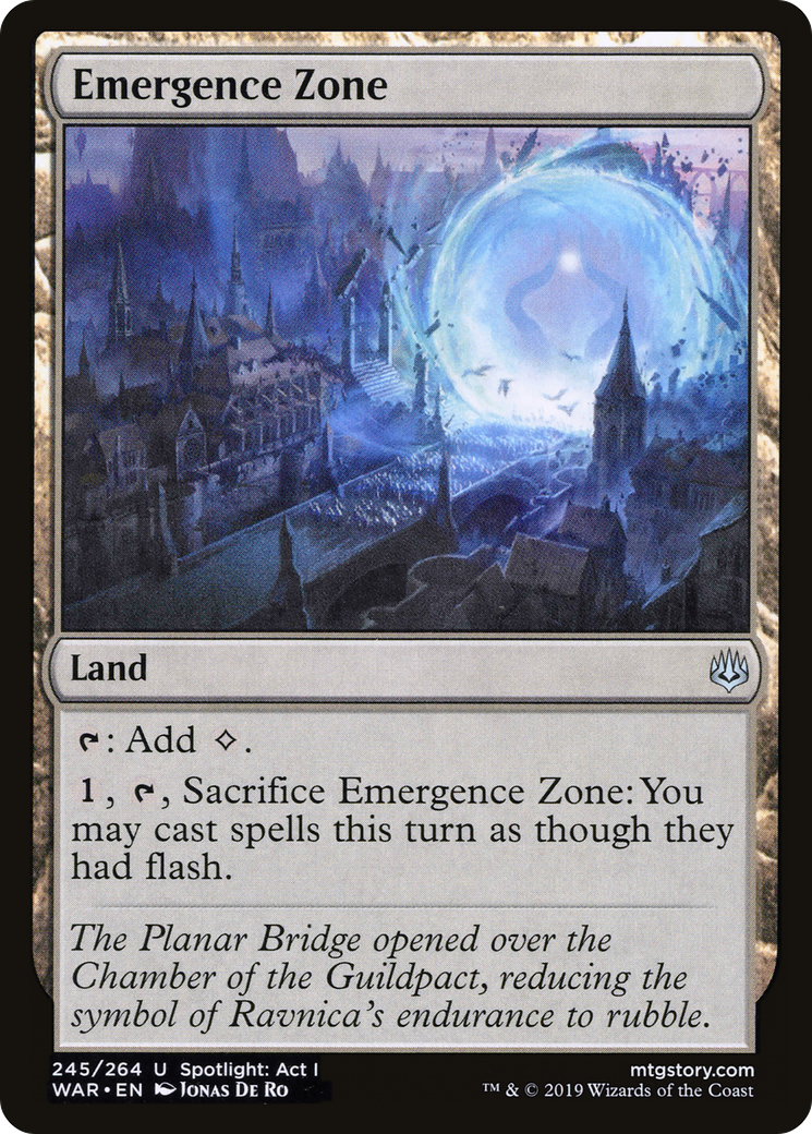 Emergence Zone [War of the Spark] Foil