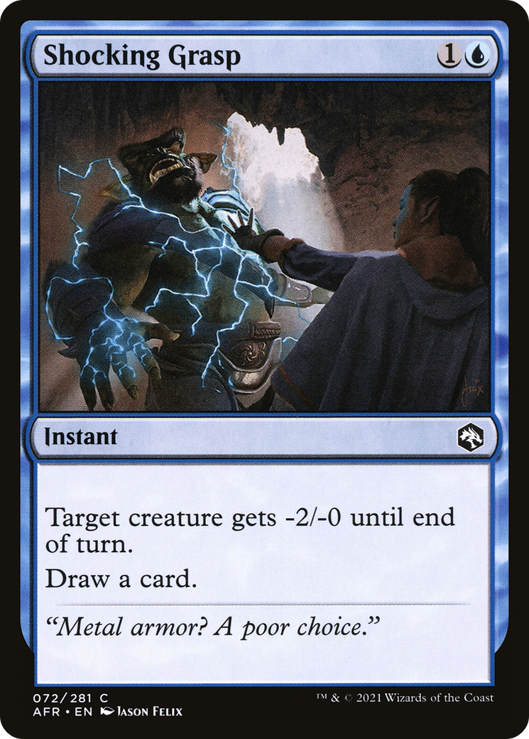 Shocking Grasp [Dungeons & Dragons: Adventures in the Forgotten Realms] Foil