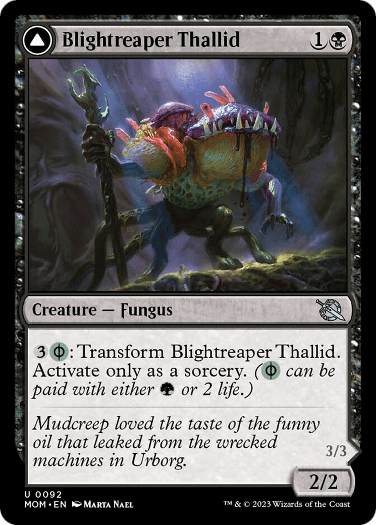 Blightreaper Thallid // Blightsower Thallid [March of the Machine] Foil