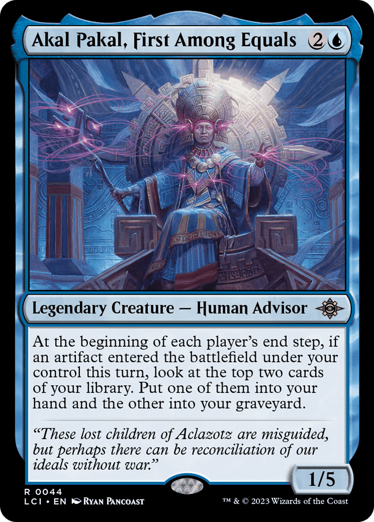 Akal Pakal, First Among Equals [The Lost Caverns of Ixalan] Foil