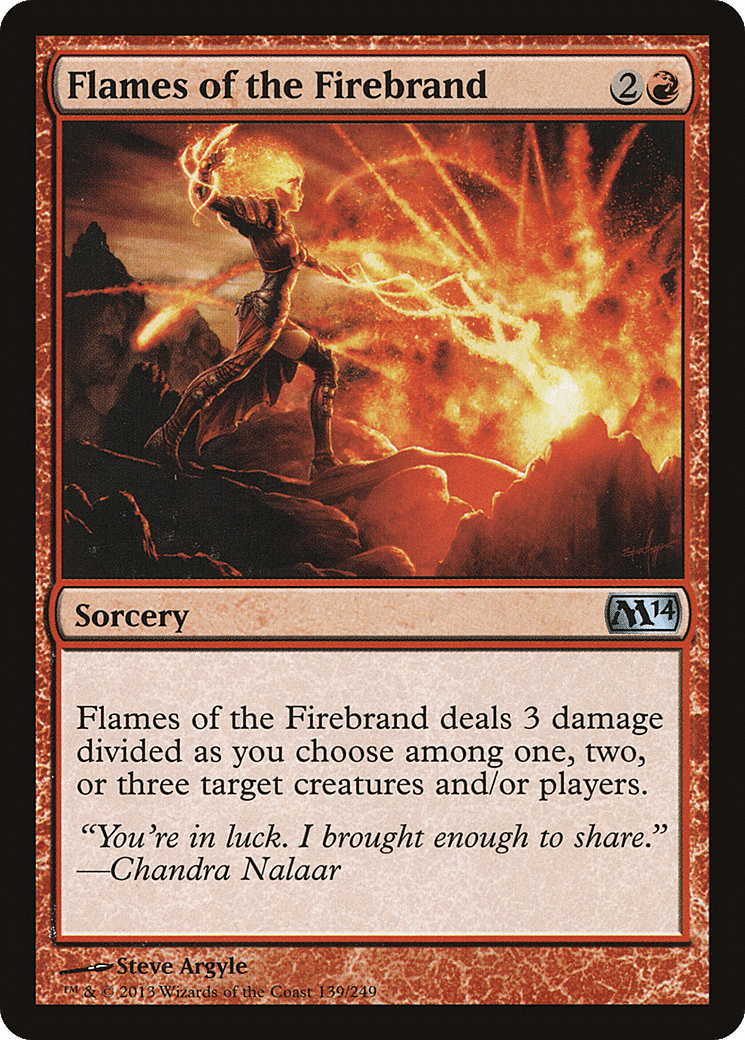 Flames of the Firebrand [Magic 2014] Foil
