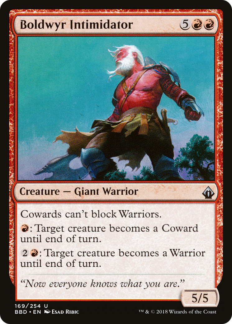 Boldwyr Intimidator [Battlebond] Foil