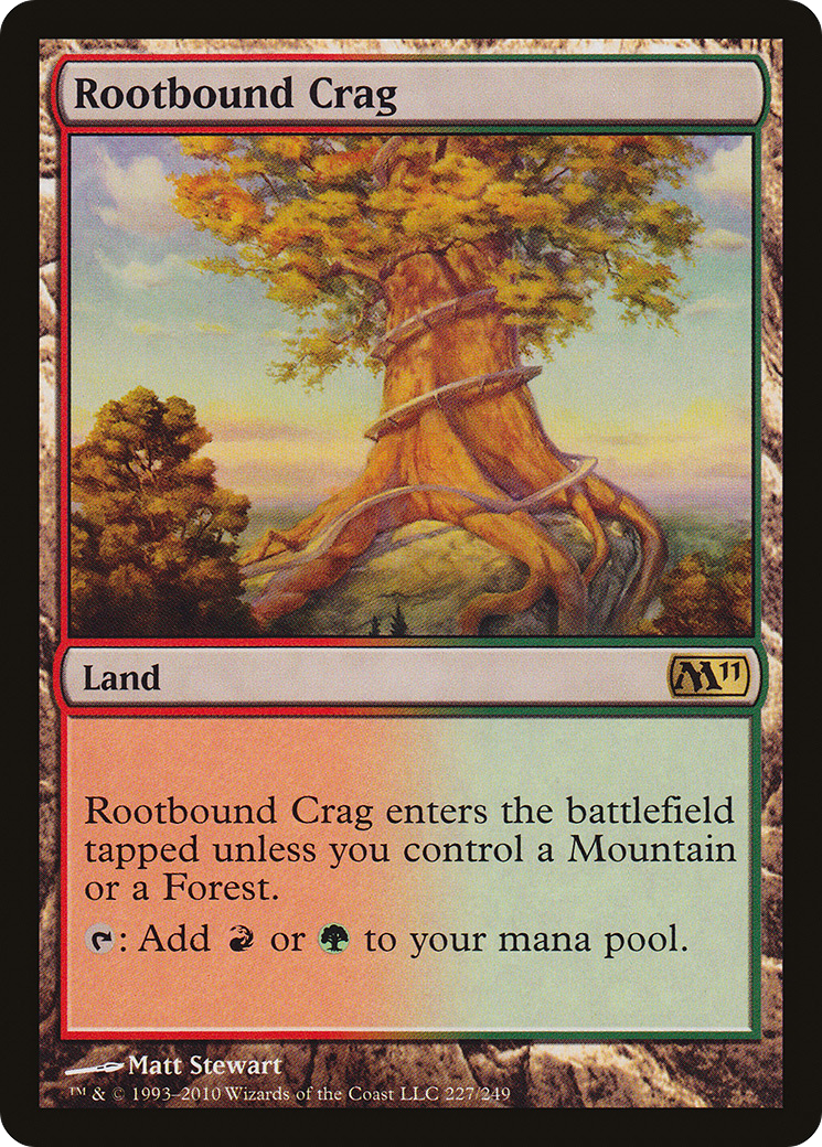 Rootbound Crag [Magic 2011] Foil