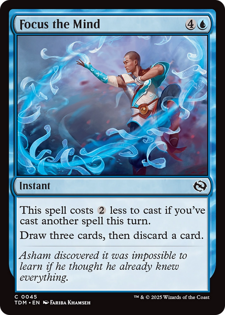 Focus the Mind (045) [Tarkir: Dragonstorm]  Foil