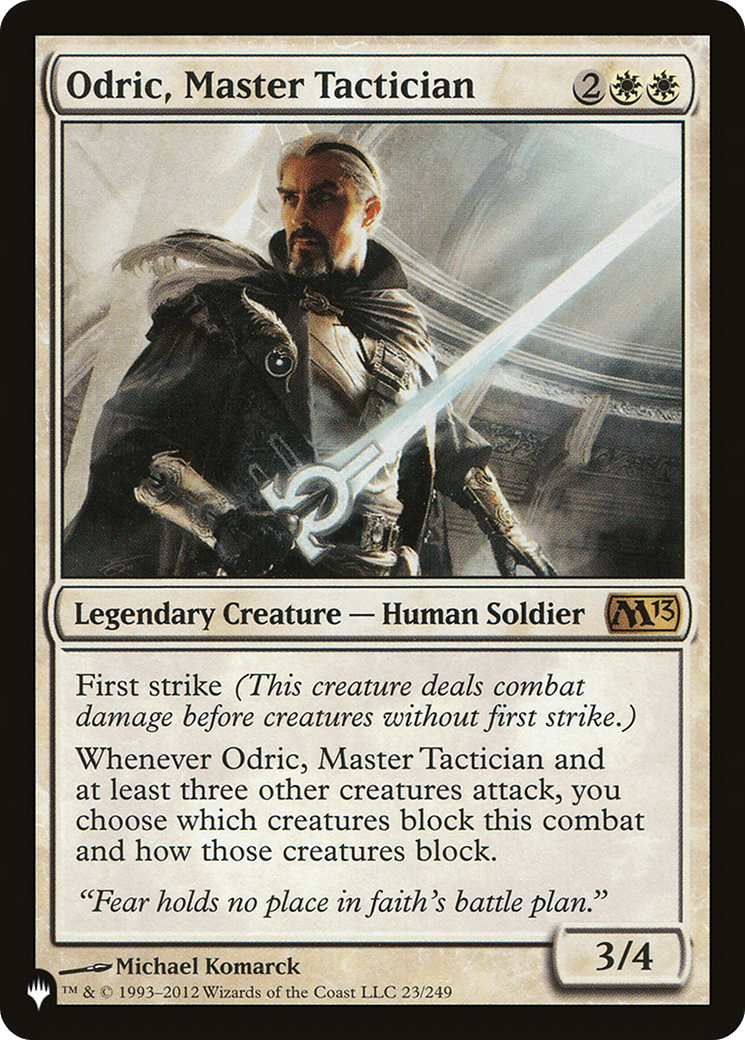 Odric, Master Tactician |  (M13-23) [The List]