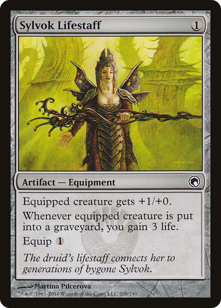 Sylvok Lifestaff [Scars of Mirrodin] Foil
