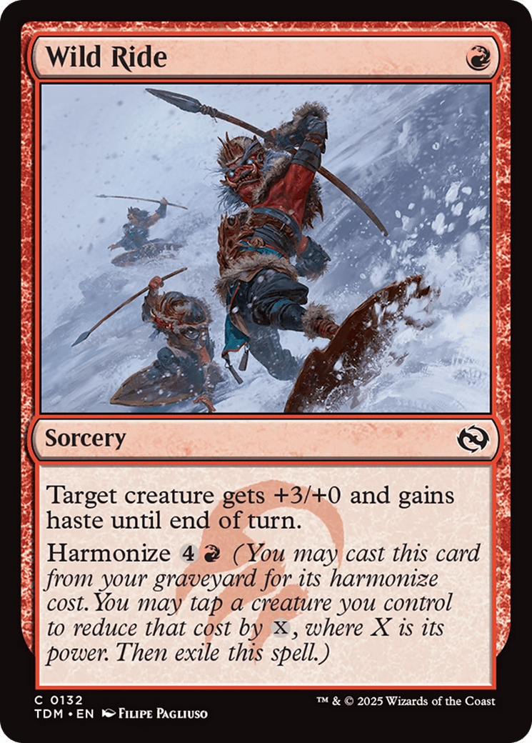 Wild Ride (132) [Tarkir: Dragonstorm]  Foil