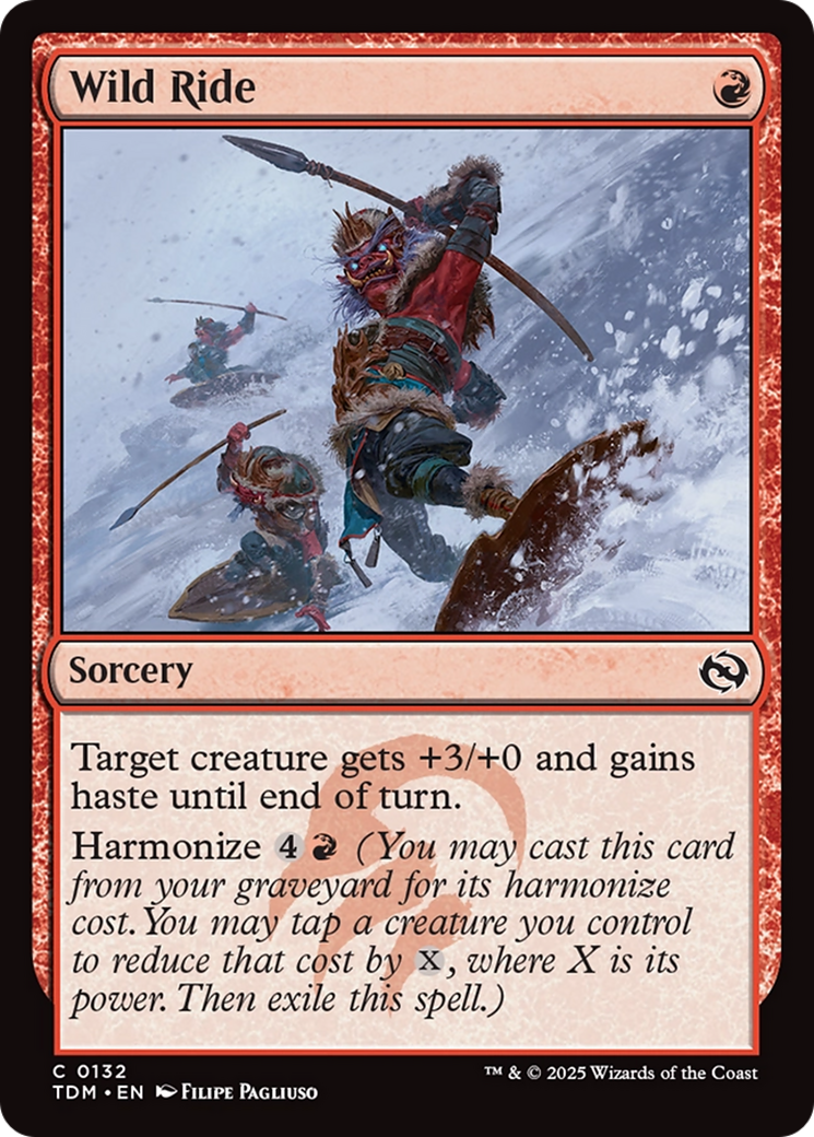 Wild Ride (132) [Tarkir: Dragonstorm]