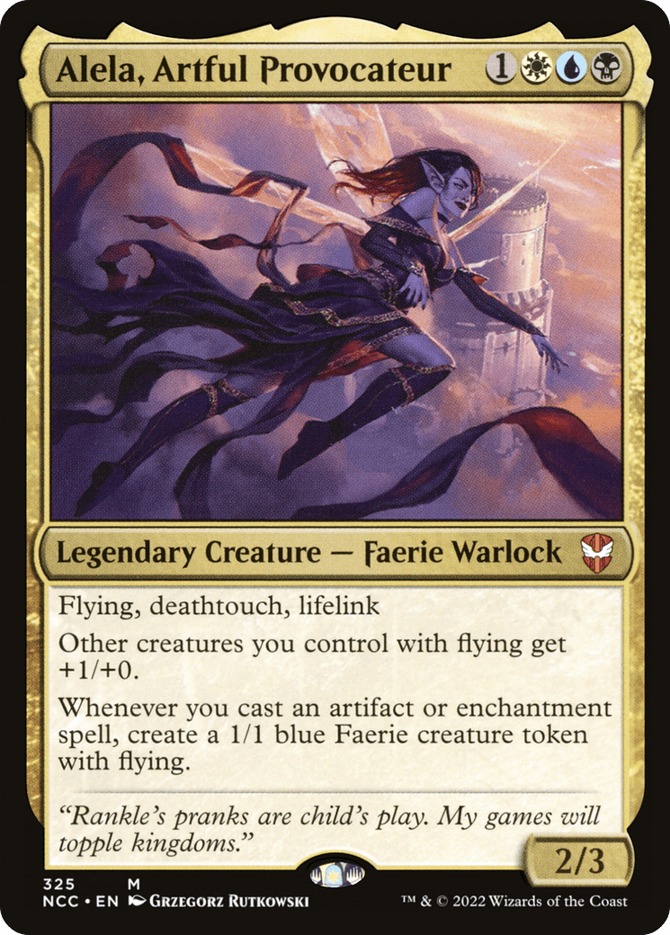 Alela, Artful Provocateur [Streets of New Capenna Commander]