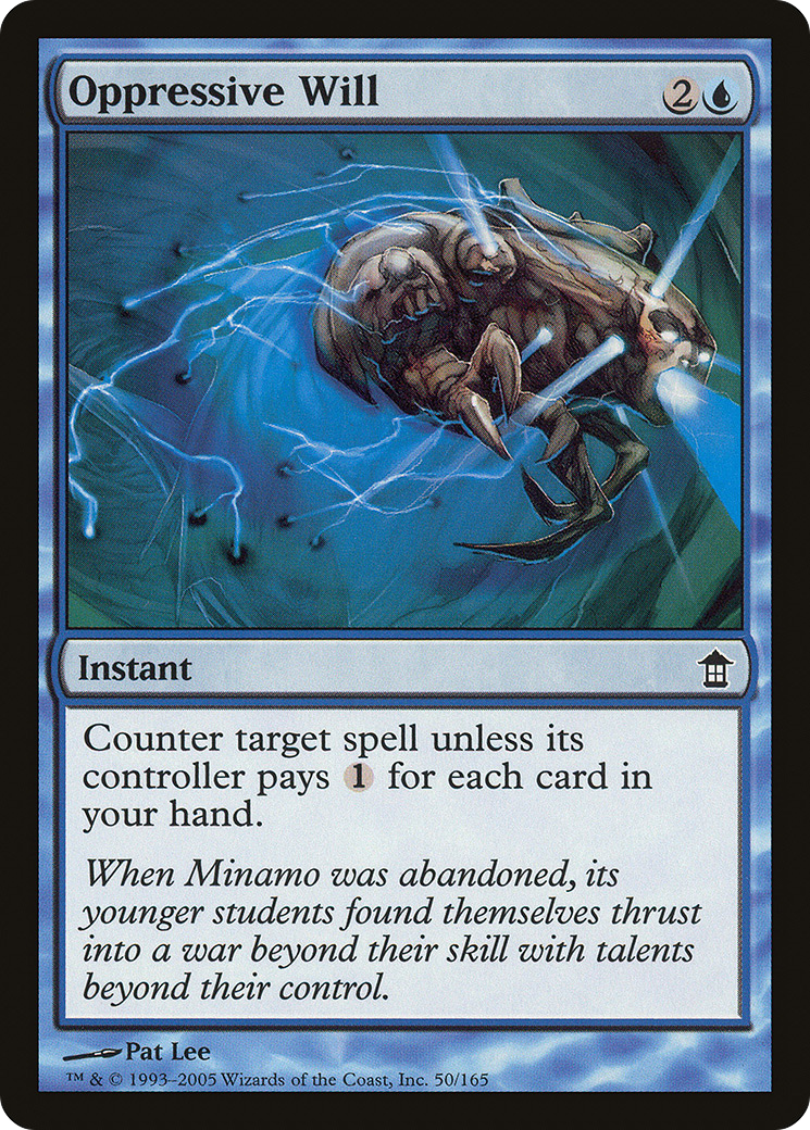 Oppressive Will [Saviors of Kamigawa] Foil