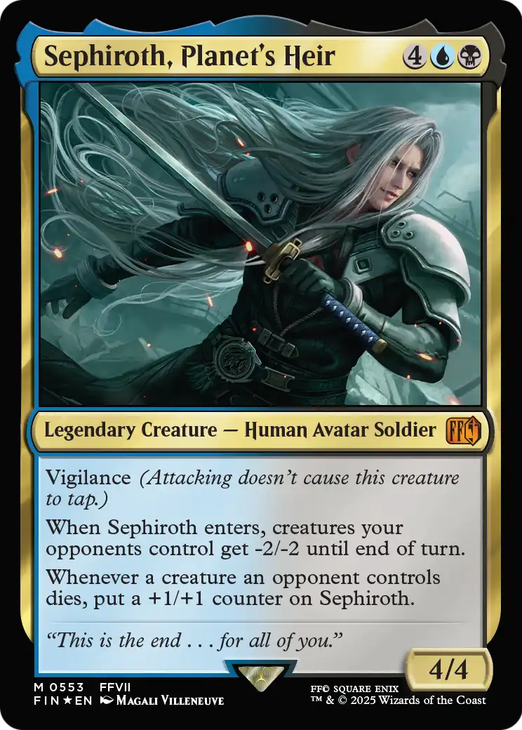 Sephiroth, Planet's Heir (553) [Universes Beyond: FINAL FANTASY]  Foil