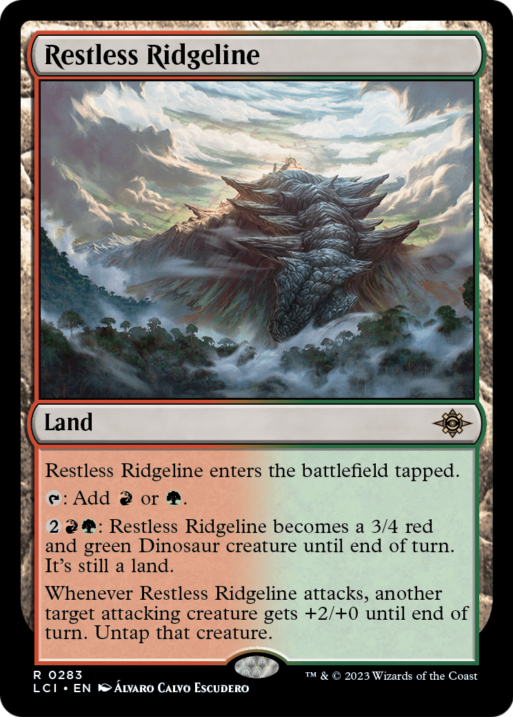 Restless Ridgeline [The Lost Caverns of Ixalan] Foil