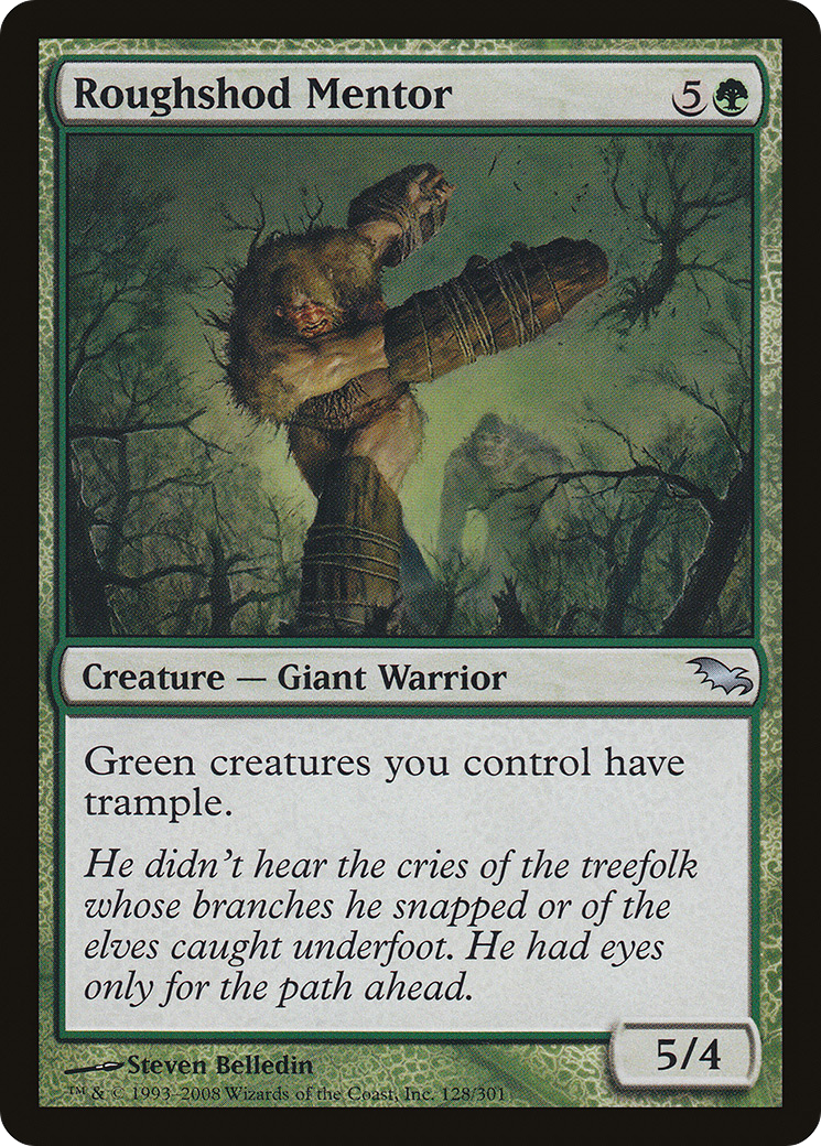 Roughshod Mentor [Shadowmoor] Foil