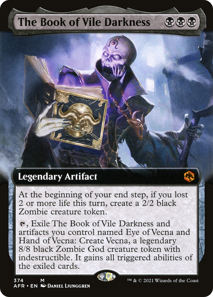 The Book of Vile Darkness (Extended Art) [Dungeons & Dragons: Adventures in the Forgotten Realms] Foil