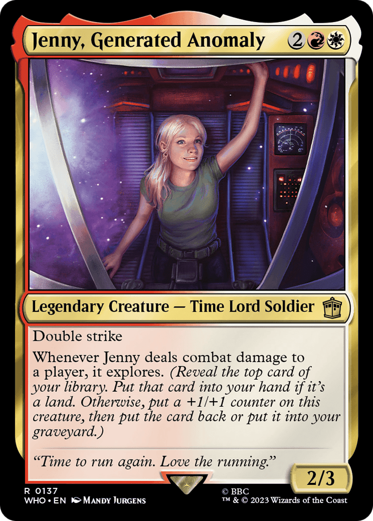 Jenny, Generated Anomaly [Doctor Who]
