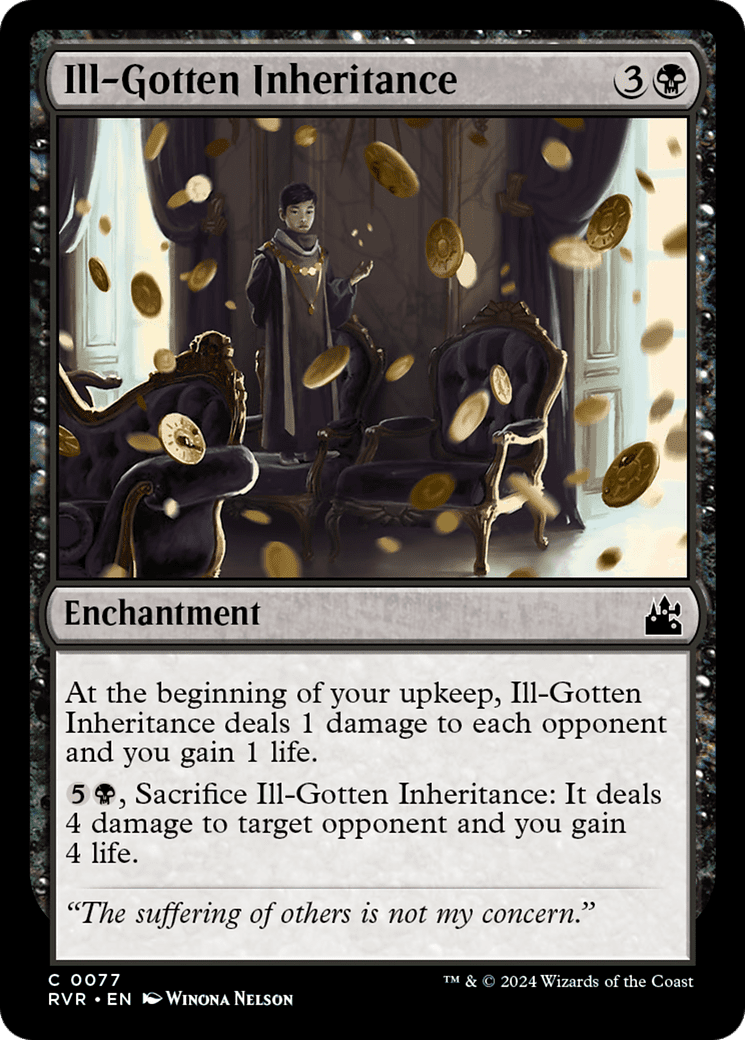Ill-Gotten Inheritance [Ravnica Remastered] Foil