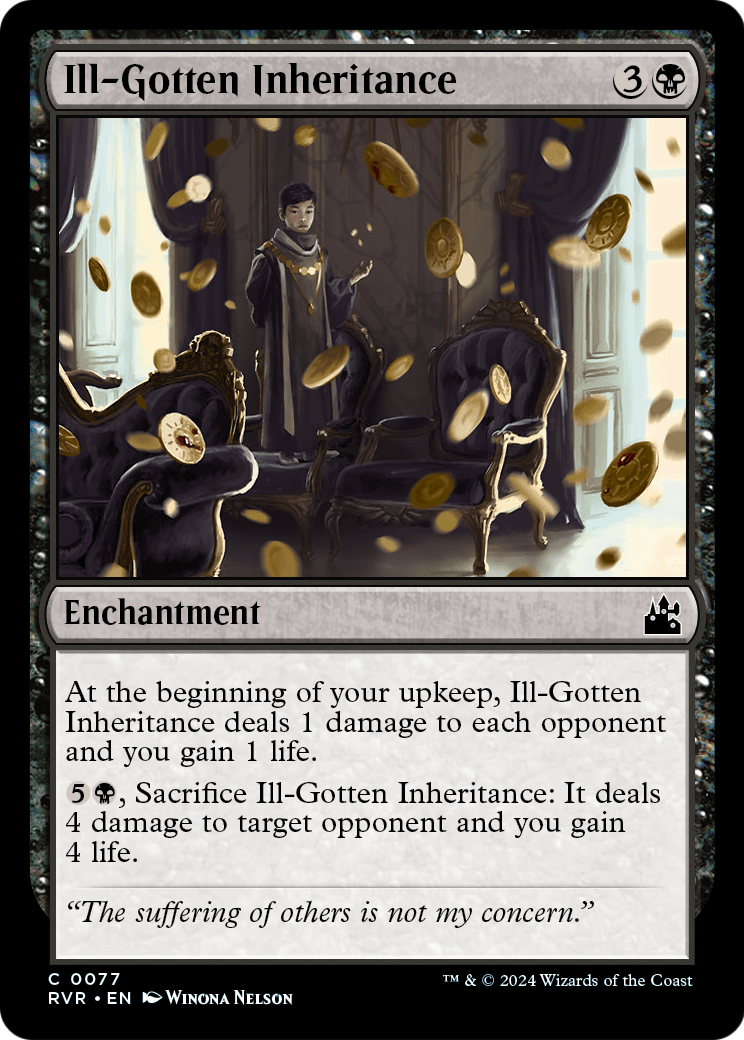 Ill-Gotten Inheritance [Ravnica Remastered] Foil