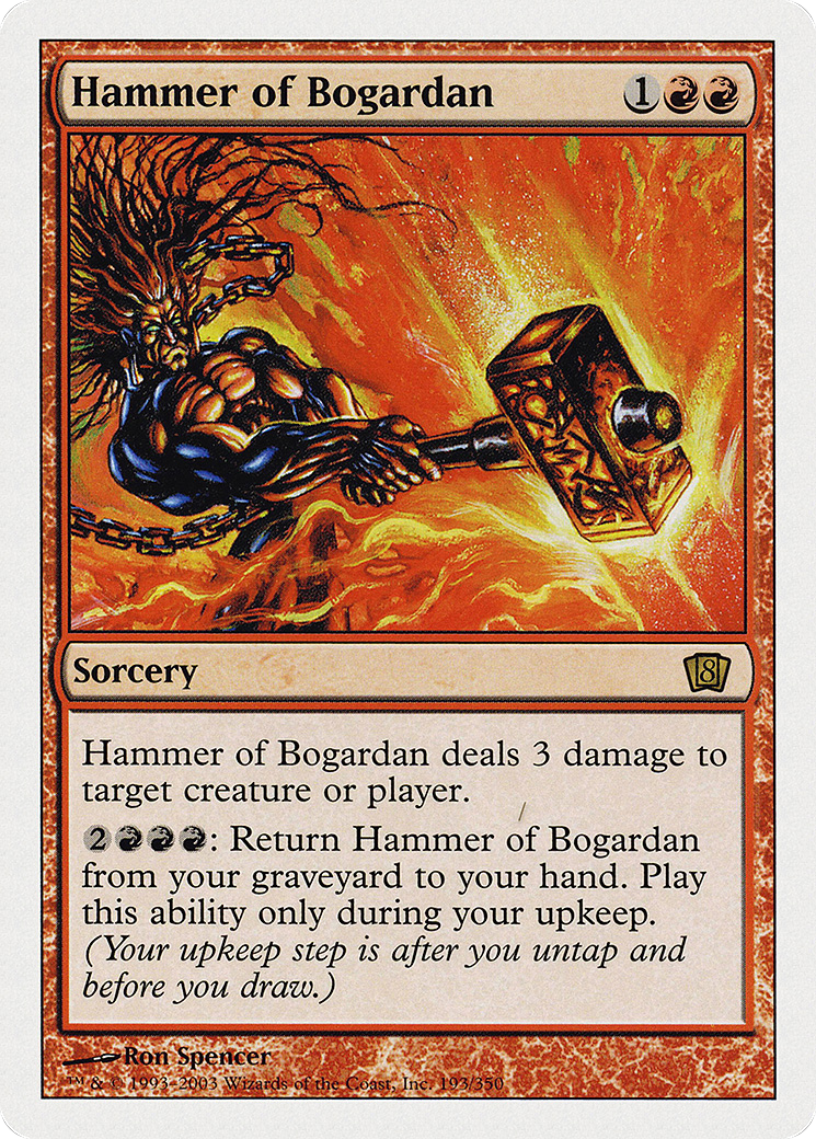 Hammer of Bogardan [Eighth Edition] Foil