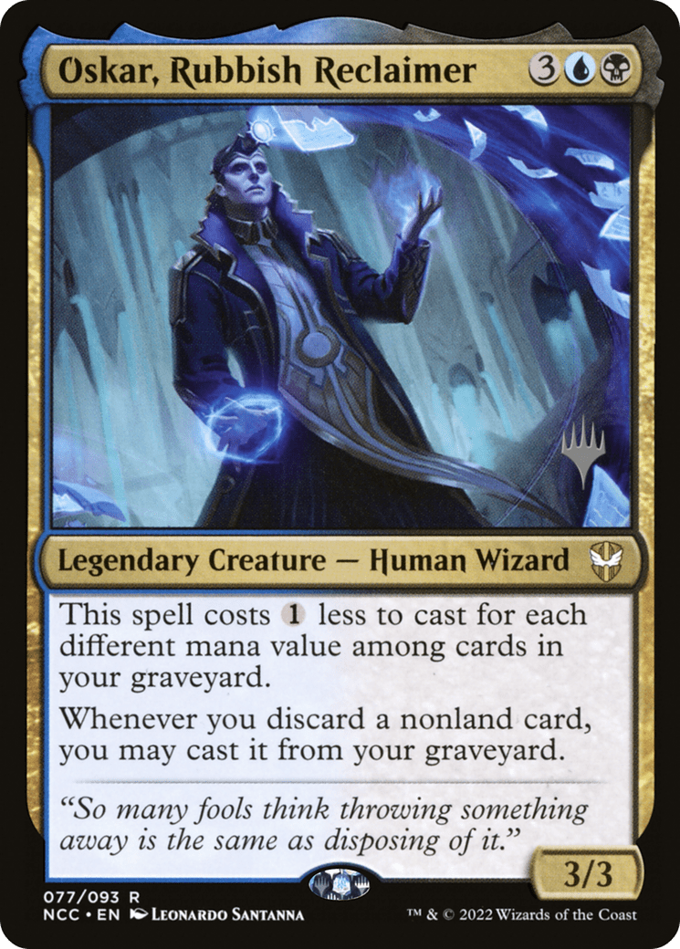 Oskar, Rubbish Reclaimer (Promo Pack) [Streets of New Capenna Commander Promos]