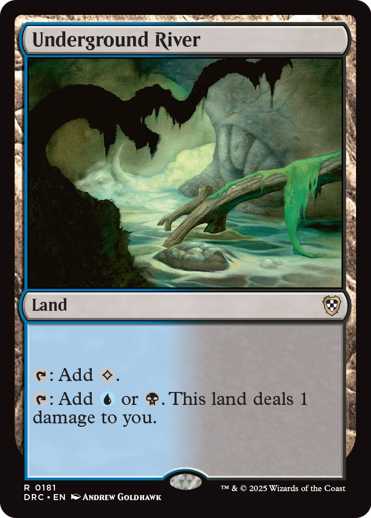 Underground River (-181) [Commander: Aetherdrift]