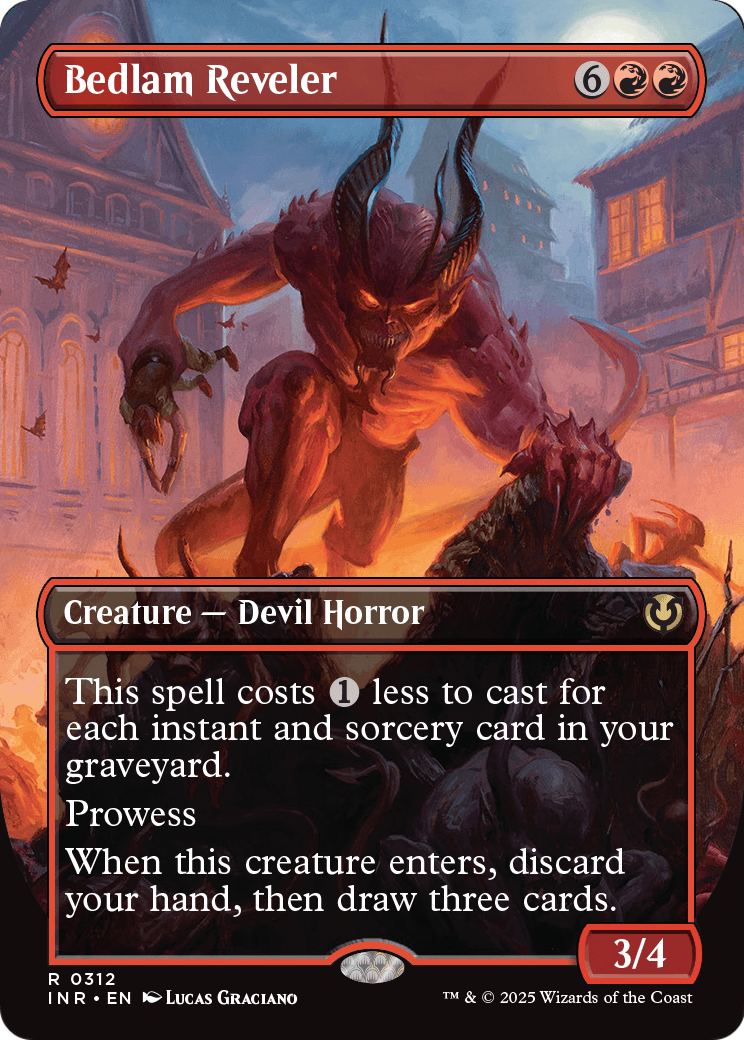 Bedlam Reveler (Borderless) (-312) [Innistrad Remastered]