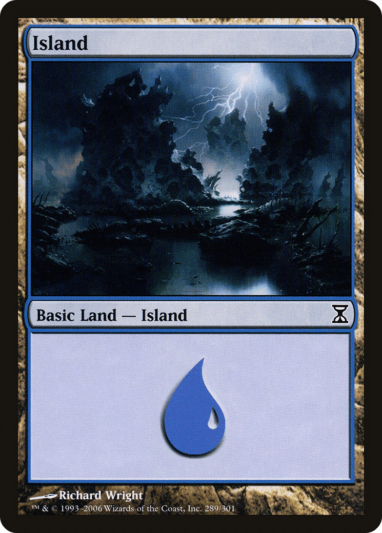 Island (289) [Time Spiral] Foil