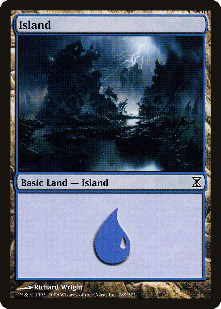 Island (289) [Time Spiral] Foil