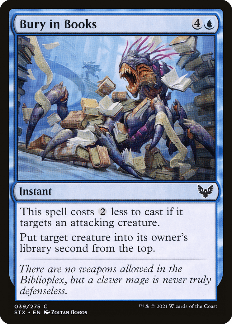 Bury in Books [Strixhaven: School of Mages] Foil