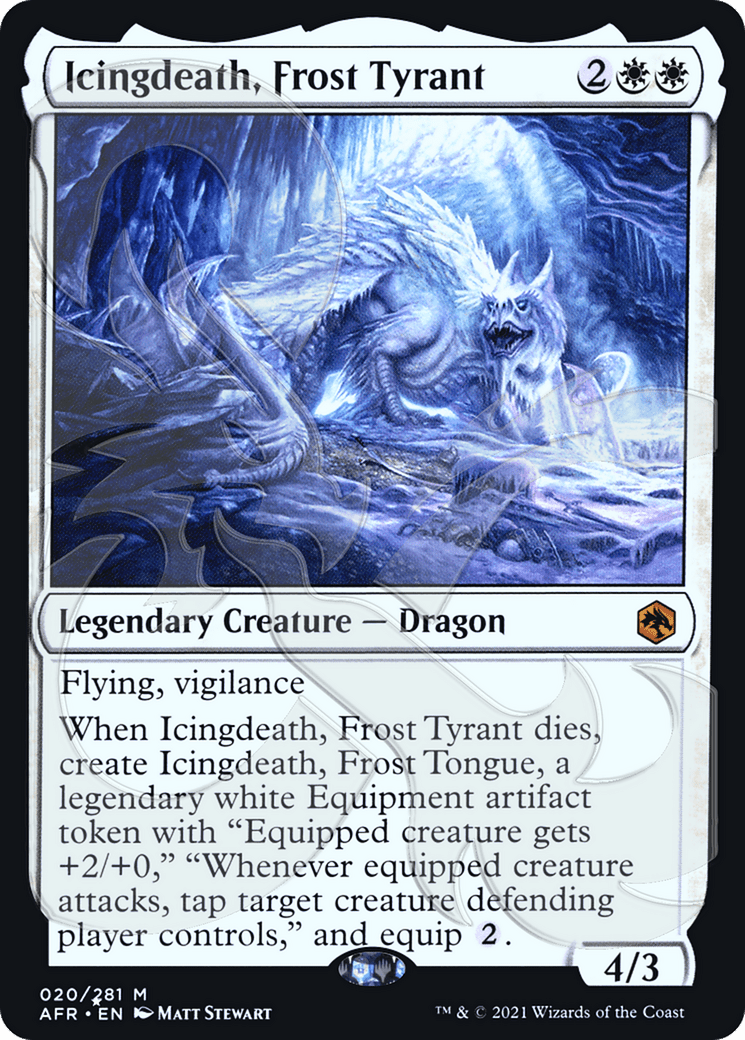 Icingdeath, Frost Tyrant (Ampersand Promo) [Dungeons & Dragons: Adventures in the Forgotten Realms Promos]