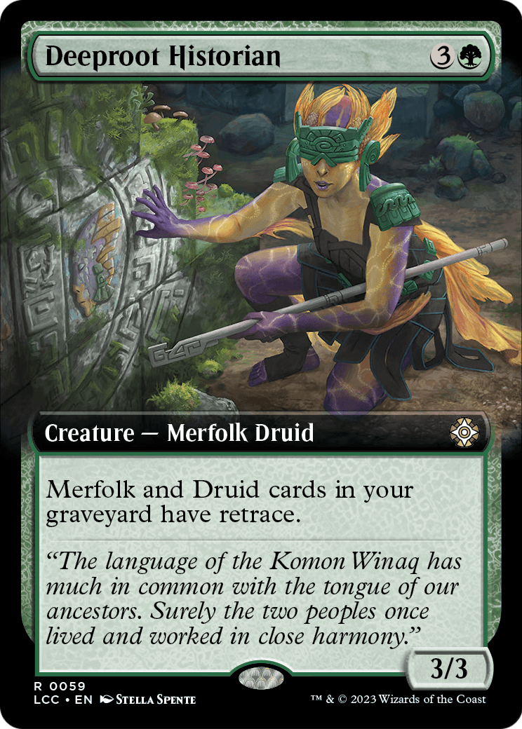 Deeproot Historian (Extended Art) [The Lost Caverns of Ixalan Commander] Foil