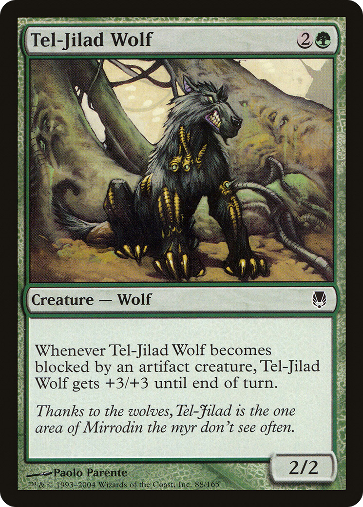 Tel-Jilad Wolf [Darksteel] Foil