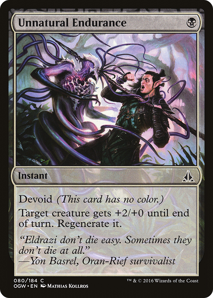 Unnatural Endurance [Oath of the Gatewatch] Foil