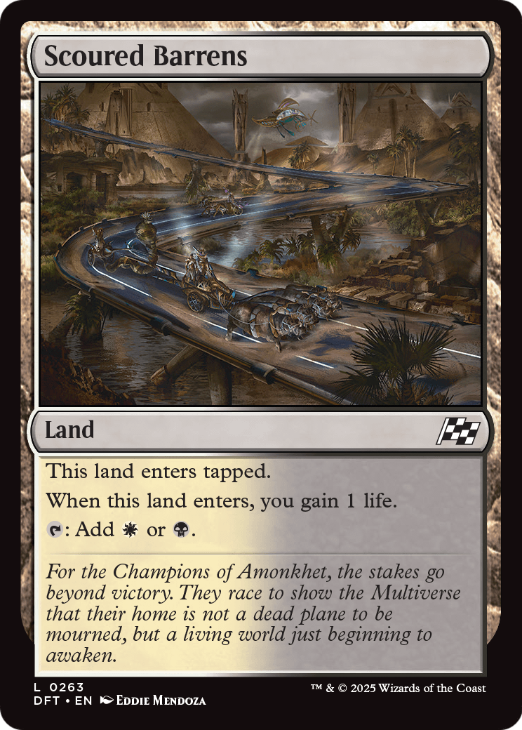 Scoured Barrens |  Foil (263) [Aetherdrift]