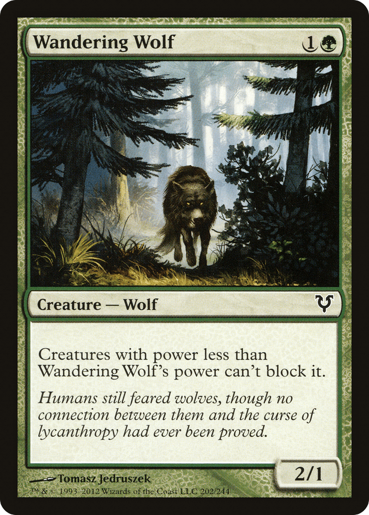Wandering Wolf [Avacyn Restored] Foil