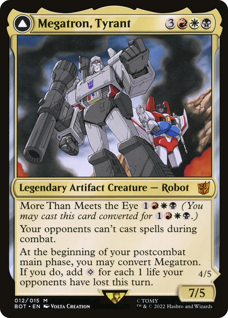 Megatron, Tyrant // Megatron, Destructive Force [Transformers] Foil