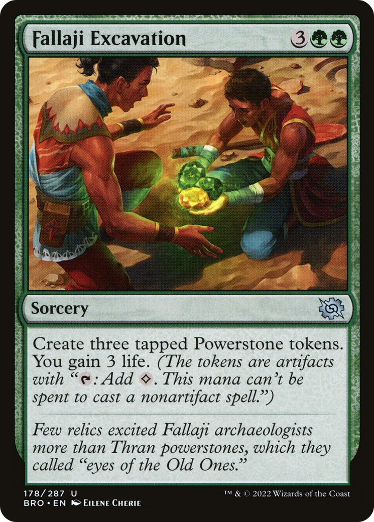 Fallaji Excavation [The Brothers' War] Foil