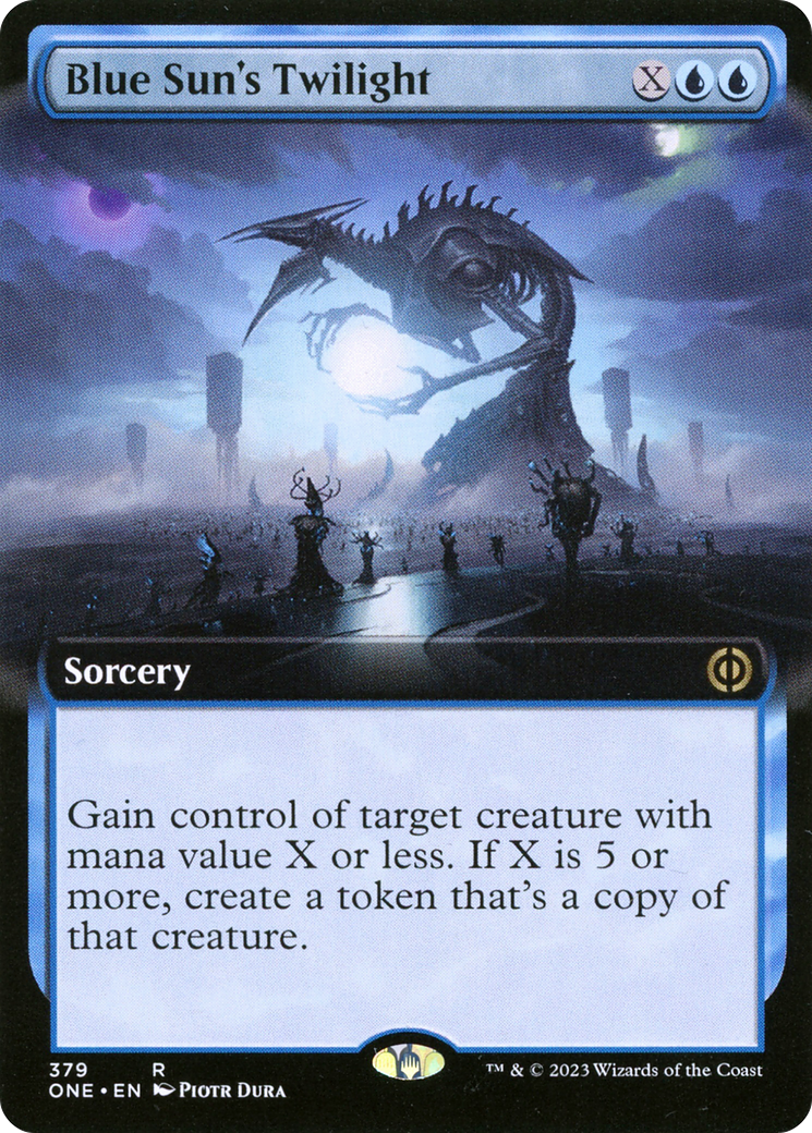 Blue Sun's Twilight (Extended Art) [Phyrexia: All Will Be One] Foil