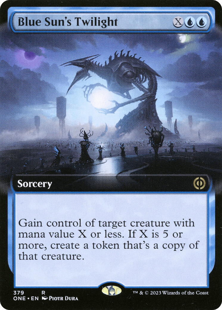 Blue Sun's Twilight (Extended Art) [Phyrexia: All Will Be One] Foil