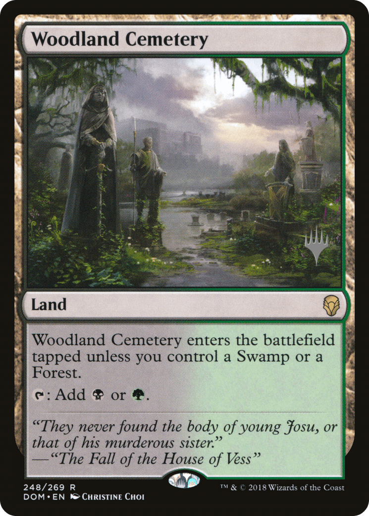 Woodland Cemetery (Promo Pack) [Dominaria Promos] Foil