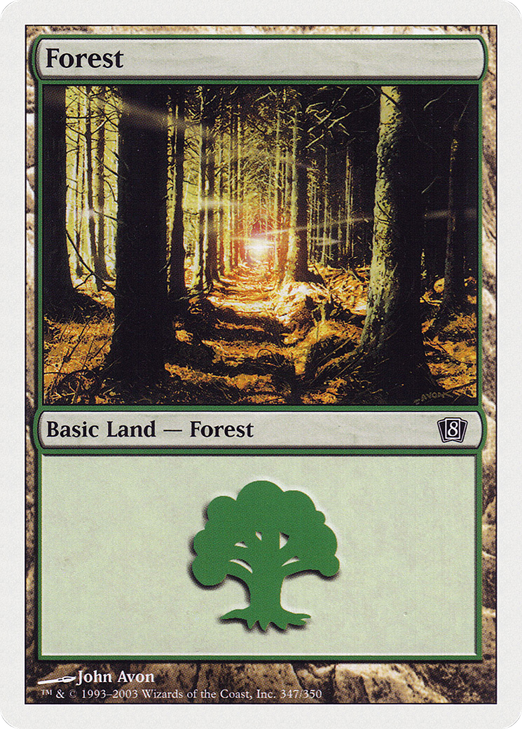 Forest (347) [Eighth Edition] Foil