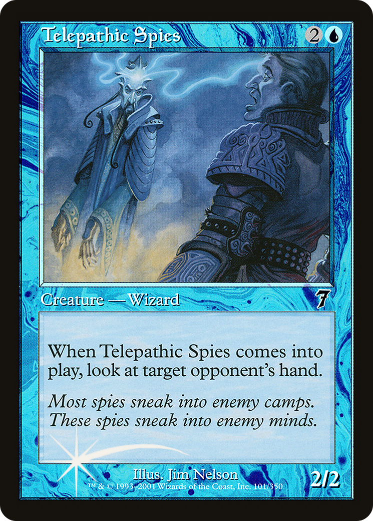 Telepathic Spies [Seventh Edition] Foil