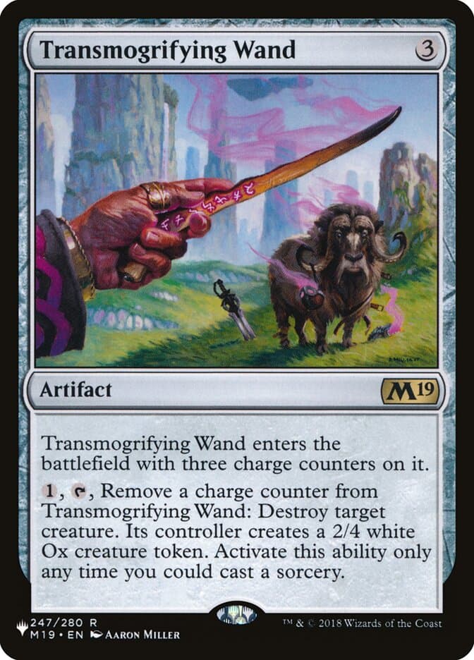 Transmogrifying Wand |  (M19-247) [The List]