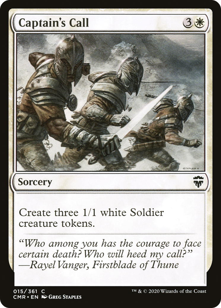 Captain's Call [Commander Legends] Foil