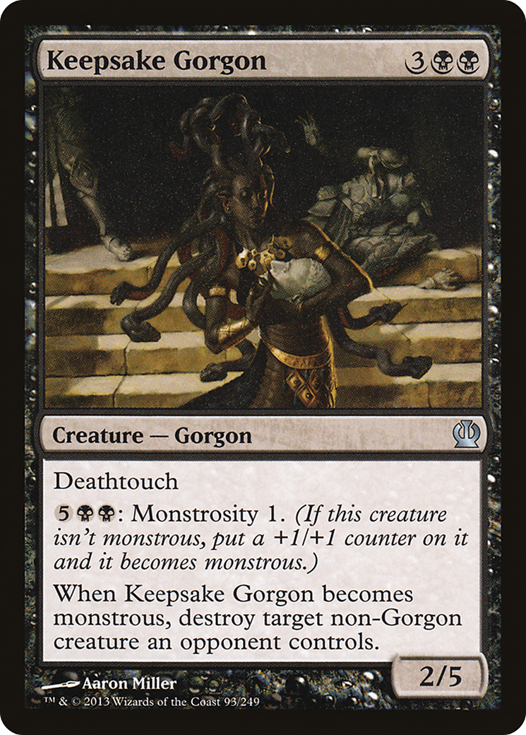 Keepsake Gorgon [Theros] Foil