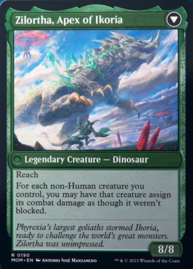 Invasion of Ikoria // Zilortha, Apex of Ikoria [March of the Machine] Foil