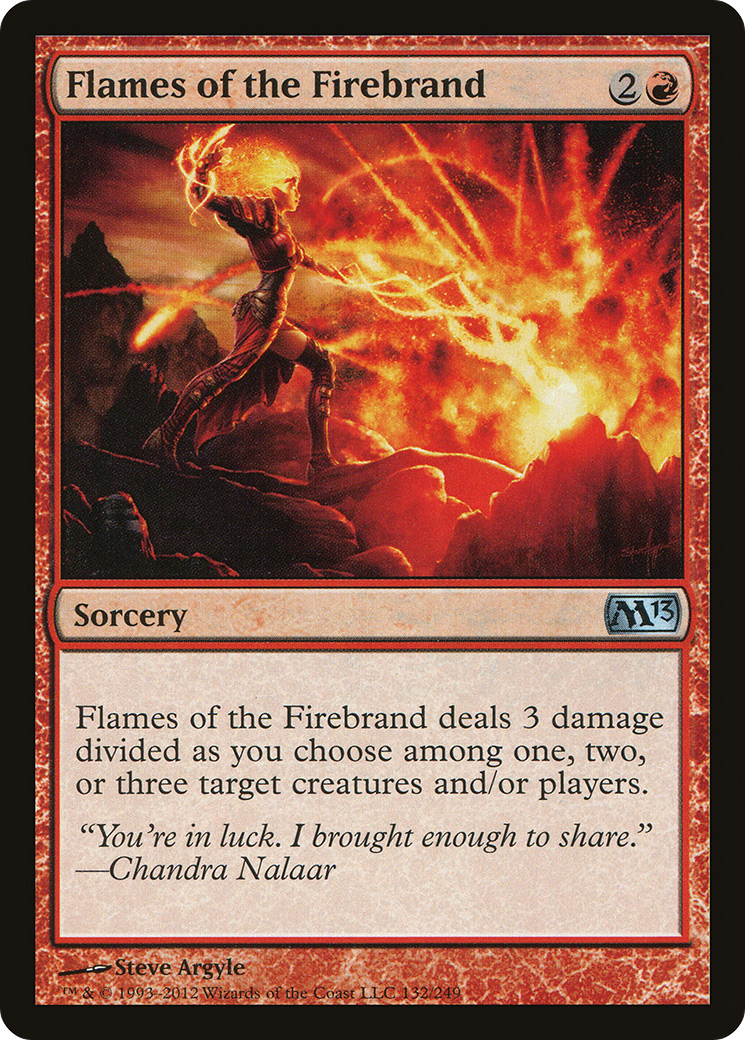 Flames of the Firebrand [Magic 2013] Foil