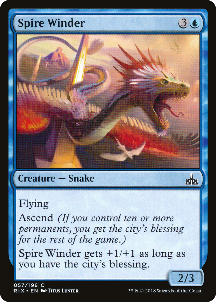 Spire Winder [Rivals of Ixalan] Foil