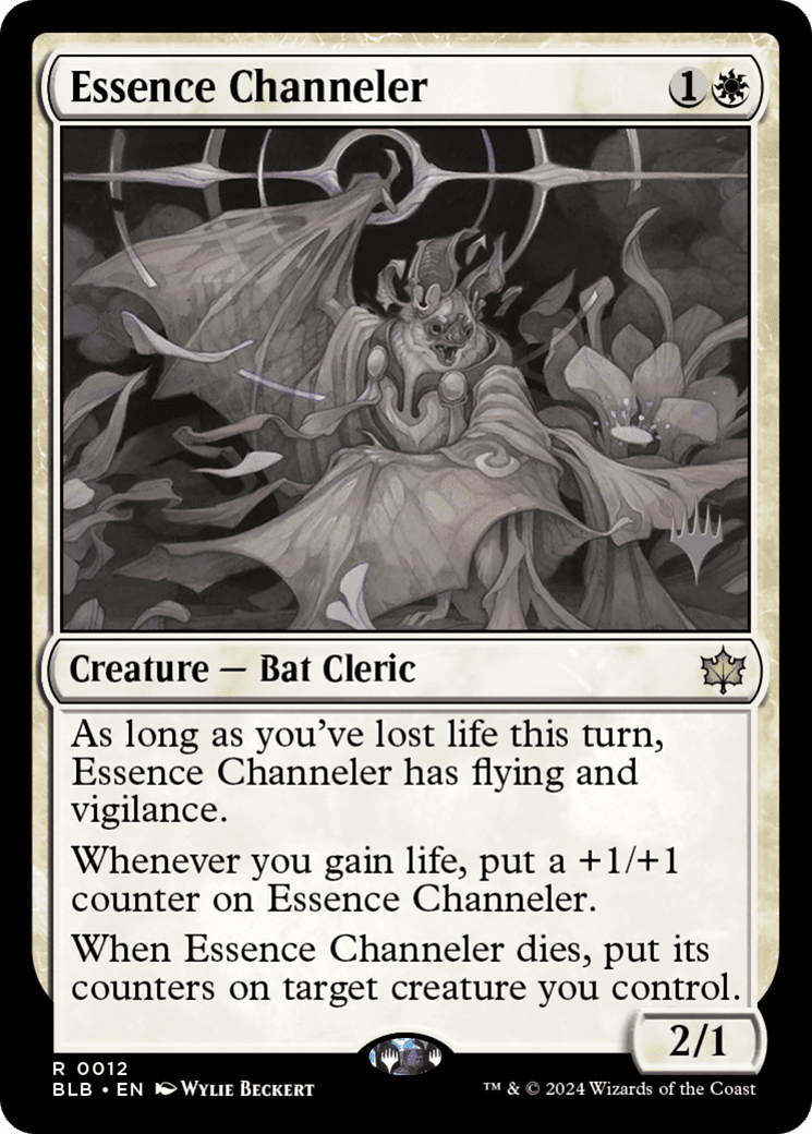 Essence Channeler (Promo Pack) [Bloomburrow Promos] Foil