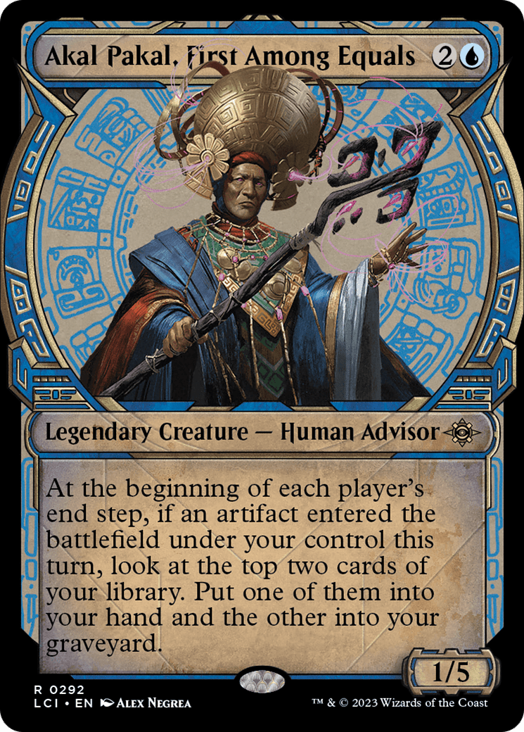 Akal Pakal, First Among Equals (Showcase) [The Lost Caverns of Ixalan] Foil
